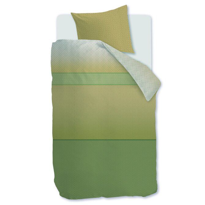 Beddinghouse Dekbedovertrek Carter Groen 140x200/220 cm