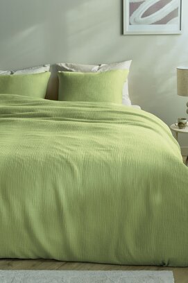 Beddinghouse Dekbedovertrek Mist Groen 140x200/220 cm