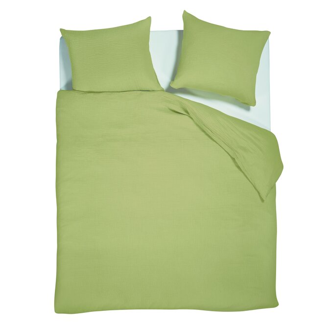 Beddinghouse Dekbedovertrek Mist Groen 140x200/220 cm
