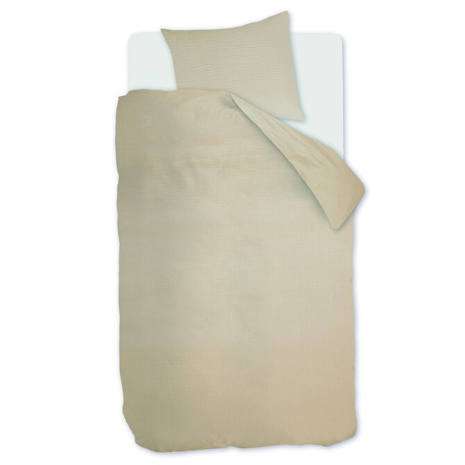 Beddinghouse Dekbedovertrek Mist Zand 240x200/220 cm