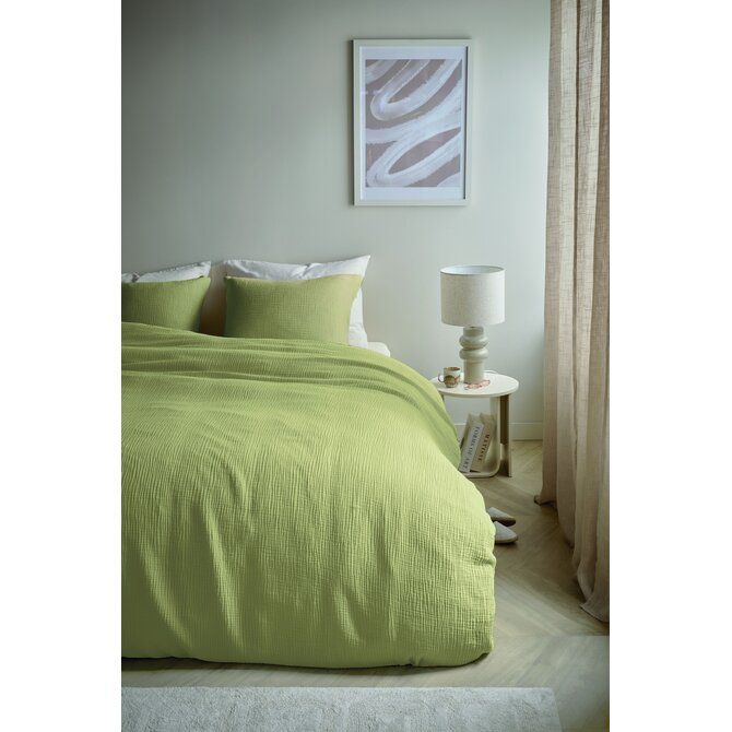 Beddinghouse Dekbedovertrek Mist Groen 240x200/220 cm