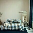 Beddinghouse Beddinghouse Dekbedovertrek Sem Blauw 200x200/220 cm