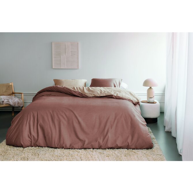 Beddinghouse Dekbedovertrek Warm Roze 240x200/220 cm