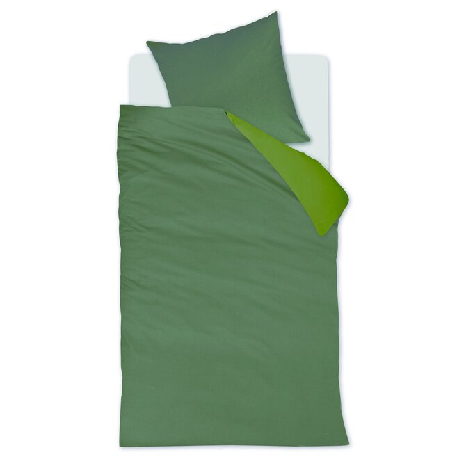Beddinghouse Dekbedovertrek Warm Groen 200x200/220 cm