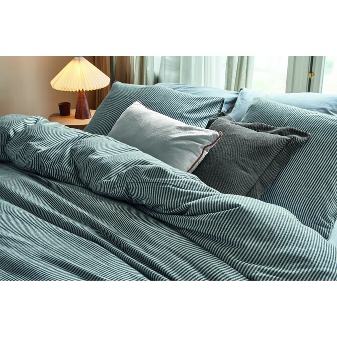 Beddinghouse Dekbedovertrek Ivan Zwart 200x200/220 cm Beddinghouse Dekbedovertrek Ivan Zwart 200x200/220 cm