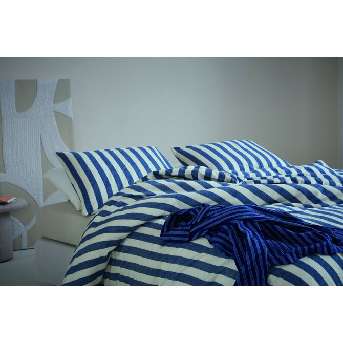 Beddinghouse Dekbedovertrek Jamie Blauw 140x200/220 cm Beddinghouse Dekbedovertrek Jamie Blauw 140x200/220 cm