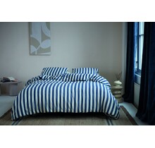 Beddinghouse Dekbedovertrek Jamie Blauw 200x200/220 cm