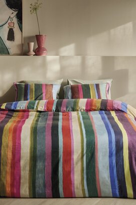 Oilily Dekbedovertrek Fiesta Lines Multi 200x200/220 cm