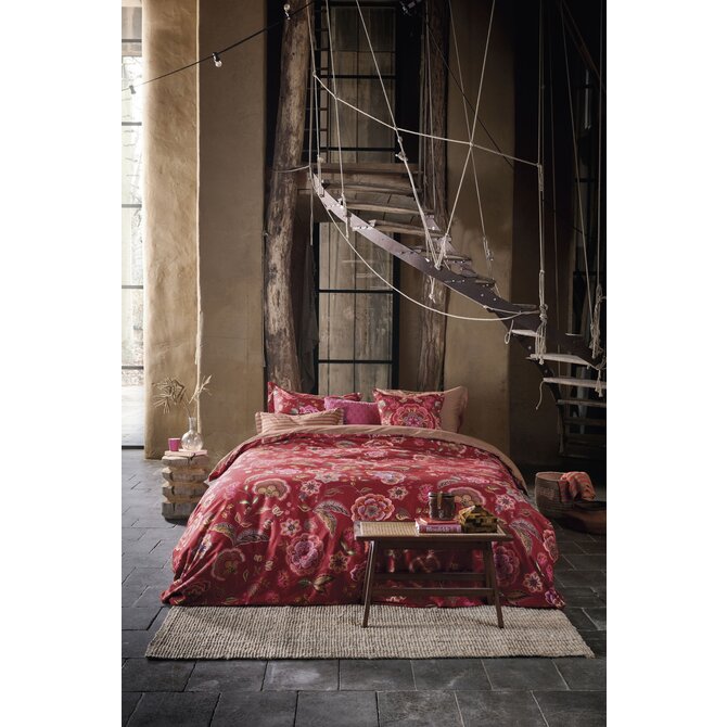 Pip Studio Dekbedovertrek Matata Rood 240x200/220 cm