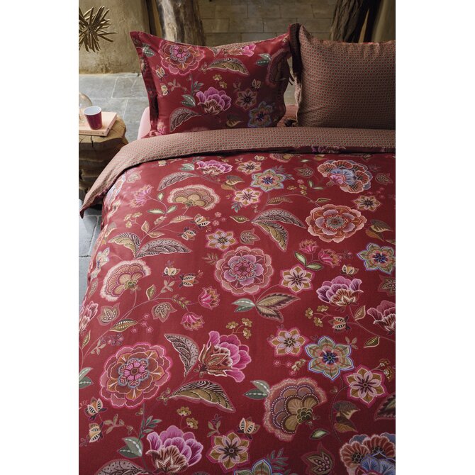 Pip Studio Dekbedovertrek Matata Rood 140x200/220 cm