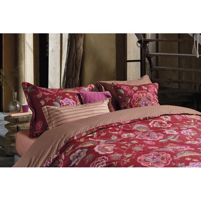 Pip Studio Dekbedovertrek Matata Rood 140x200/220 cm