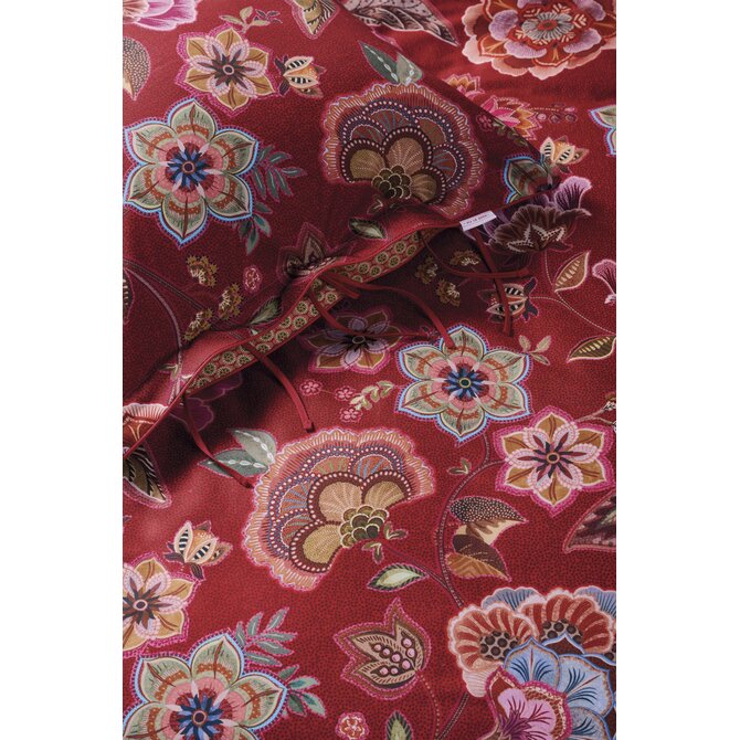 Pip Studio Dekbedovertrek Matata Rood 200x200/220 cm