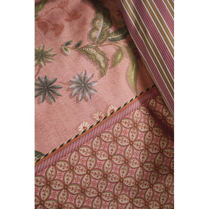 Pip Studio Dekbedovertrek Coco Flower Koraal 260x200/220 cm