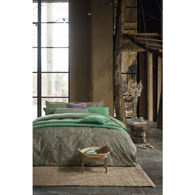 Pip Studio Dekbedovertrek Little Jabali Groen 200x200/220 cm