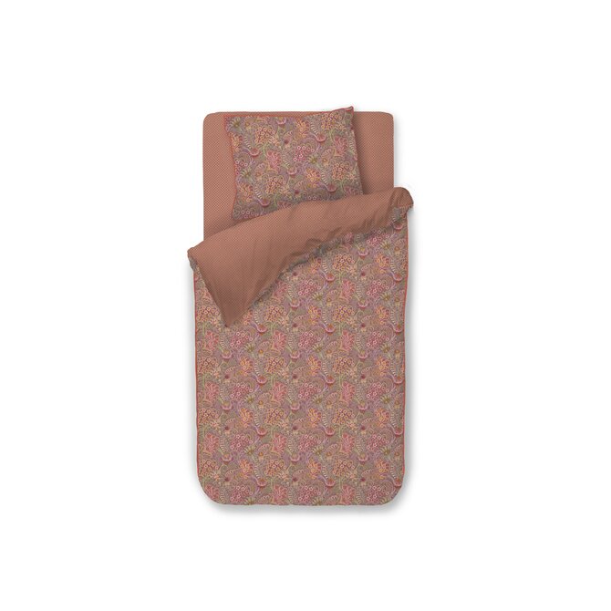 Pip Studio Dekbedovertrek Kitenge Terra 260x200/220 cm