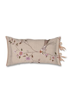 Pip Studio Bamboo Blossom cushion 35x60 Khaki