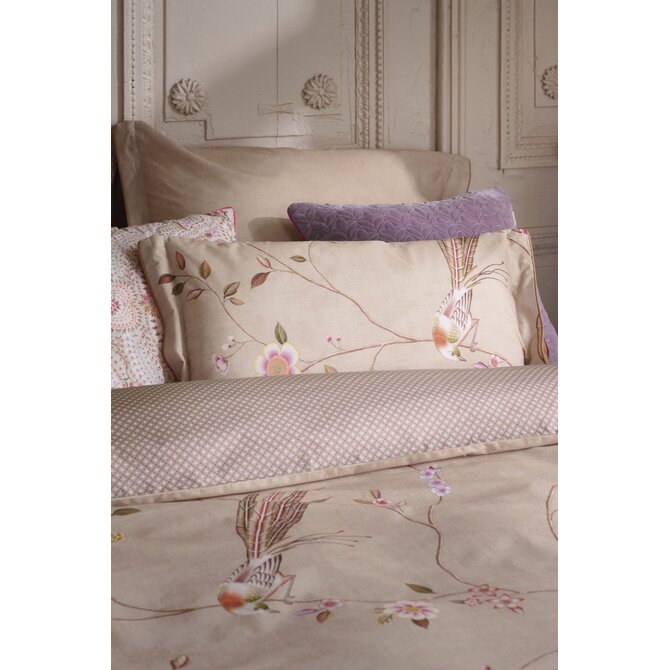 Pip Studio Bamboo Blossom cushion 35x60 Khaki