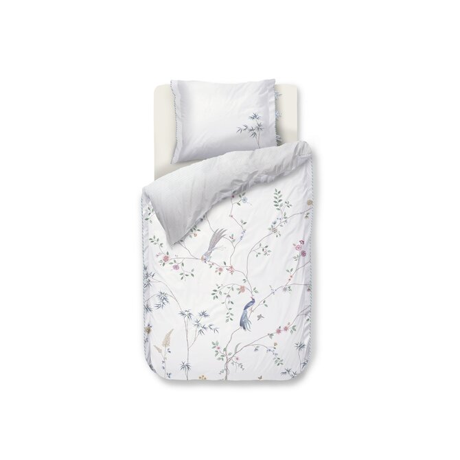 Pip Studio Kussensloop Bamboo Blossom Wit 60x70 cm