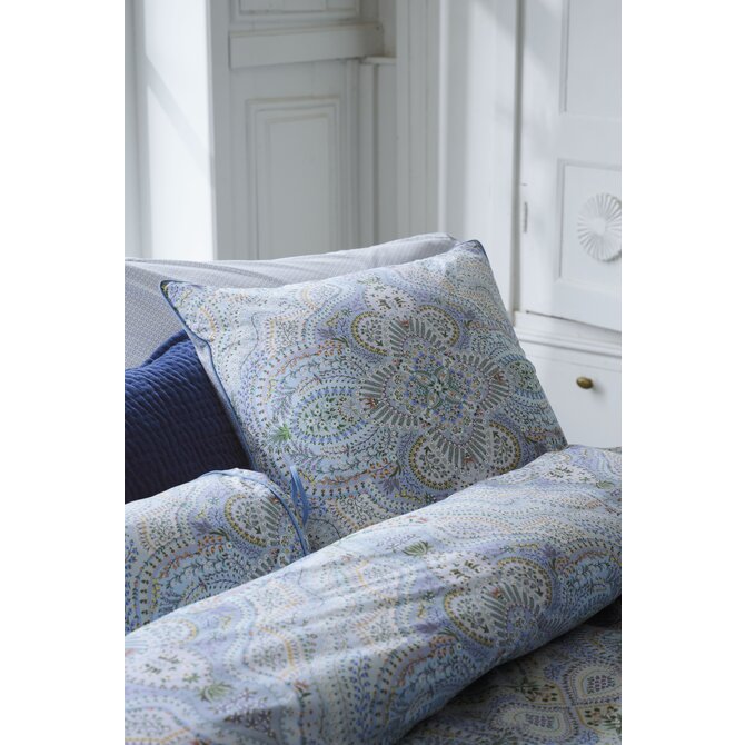 Pip Studio  Moon Flower Square Cushion Licht blauw 53x53 cm