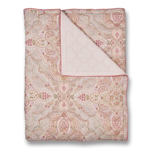 Pip Studio Pip Studio Moon Flower Quilt Licht roze 180x260 cm afbeelding