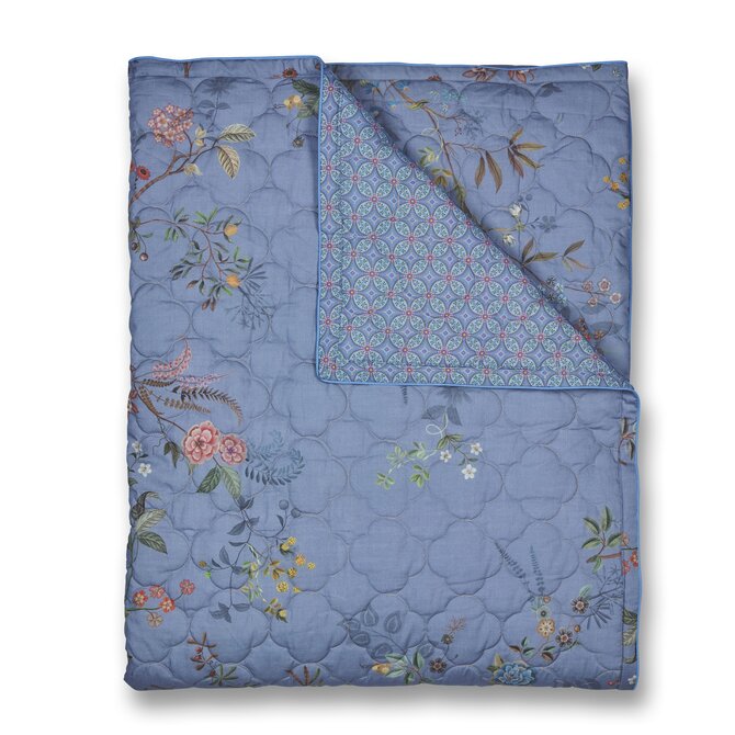 Pip Studio  Bustani Quilt Blauw 220x260 cm