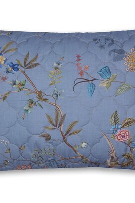 Pip Studio  Bustani Quilted Cushion Blauw 45x70 cm
