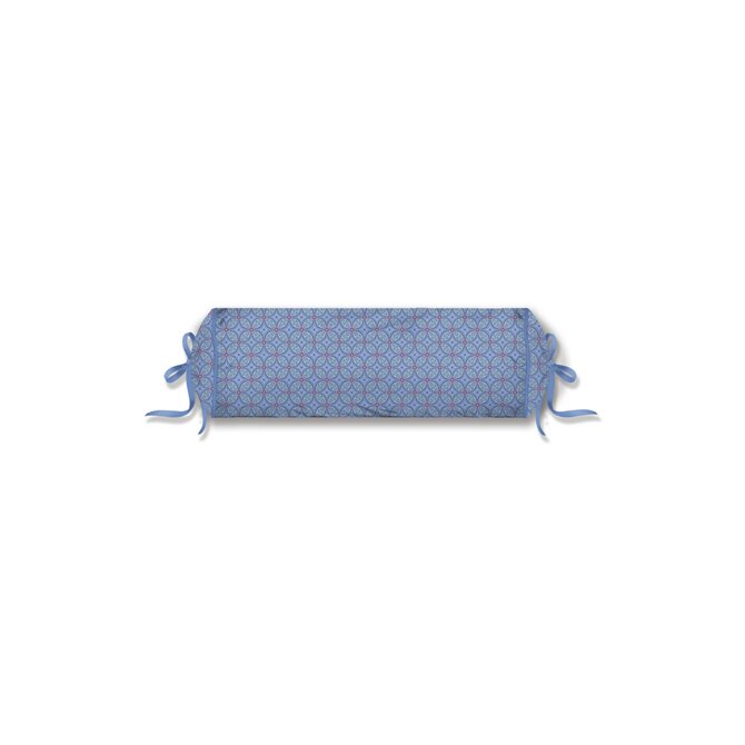 Pip Studio  Bustani Roll Cushion Blauw 22x70 cm