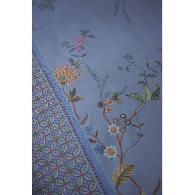 Pip Studio Dekbedovertrek Bustani Blauw 200x200/220 cm