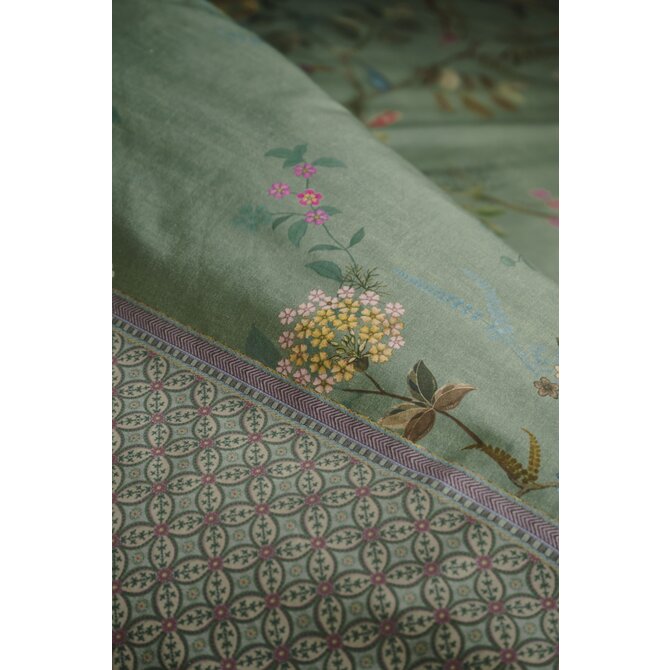 Pip Studio Dekbedovertrek Bustani Groen 260x200/220 cm