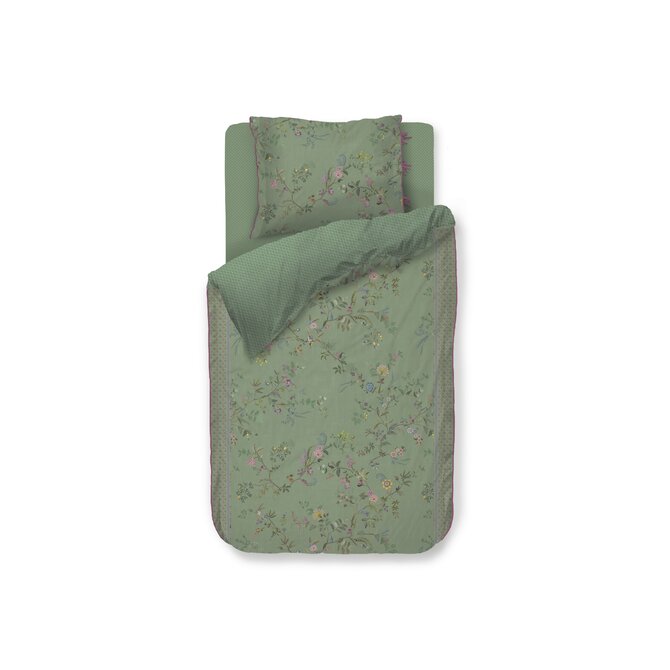 Pip Studio Dekbedovertrek Bustani Groen 260x200/220 cm