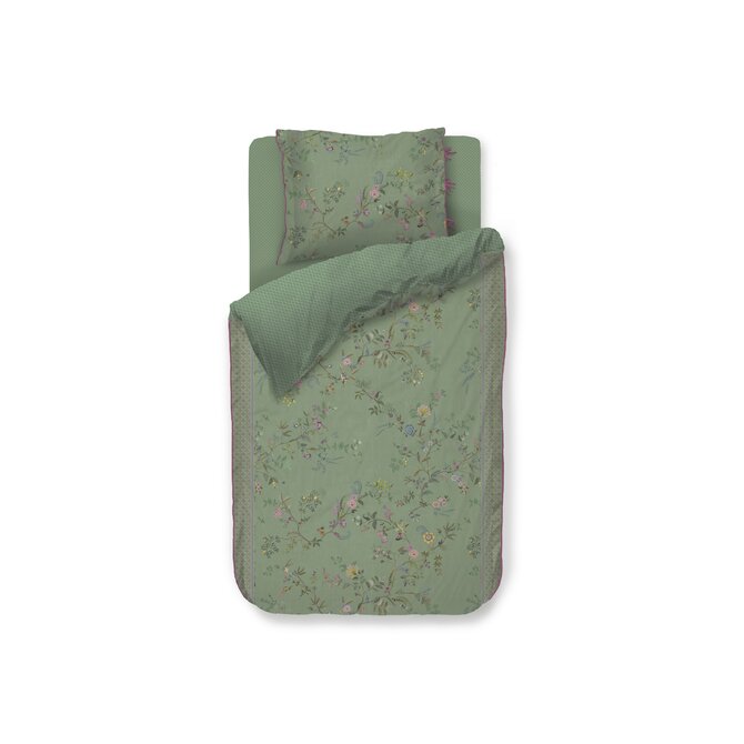 Pip Studio Dekbedovertrek Bustani Groen 240x200/220 cm