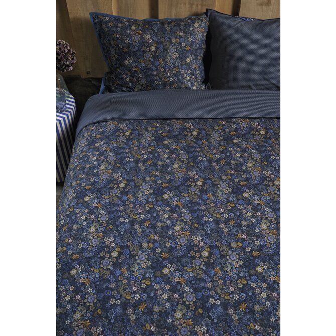 Pip Studio Dekbedovertrek Tutti I Fiori Donkerblauw 200x200/220 cm