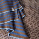 Pip Studio Pip Studio  Bonsoir Stripe Throw Blauw 130x170 cm