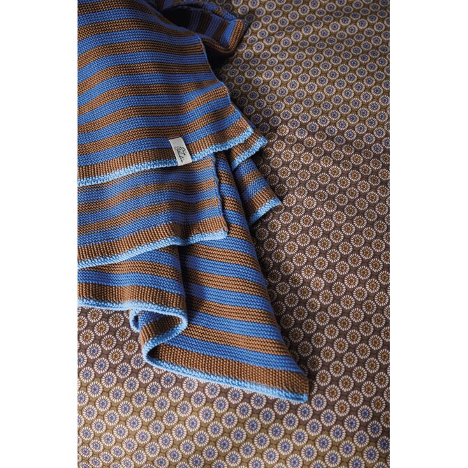 Pip Studio  Bonsoir Stripe Throw Blauw 130x170 cm