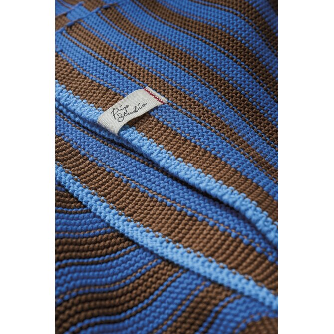 Pip Studio  Bonsoir Stripe Throw Blauw 130x170 cm