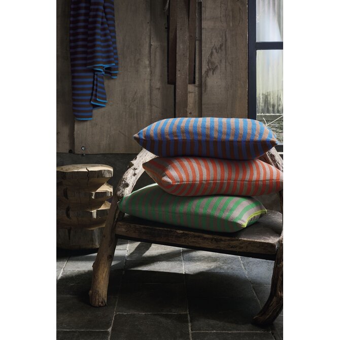 Pip Studio  Bonsoir Stripe Cushion Blauw 40x60 cm