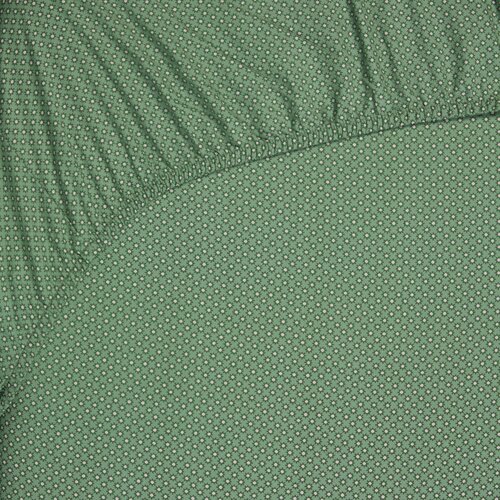Pip Studio Pip Studio Twinkle Star Fitted Sheet Midden groen 90x200 cm afbeelding