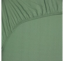 Pip Studio  Twinkle Star Fitted Sheet Midden groen 100x200 cm