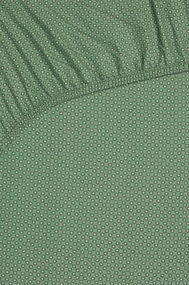 Pip Studio  Twinkle Star Fitted Sheet Midden groen 100x200 cm