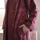 Pip Studio Pip Studio  Jasmin Jacquard Bathrobe Donker roze L