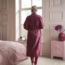 Pip Studio Pip Studio  Jasmin Jacquard Bathrobe Donker roze M