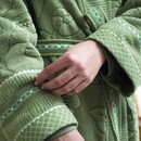 Pip Studio Pip Studio  Jasmin Jacquard Bathrobe Groen XL