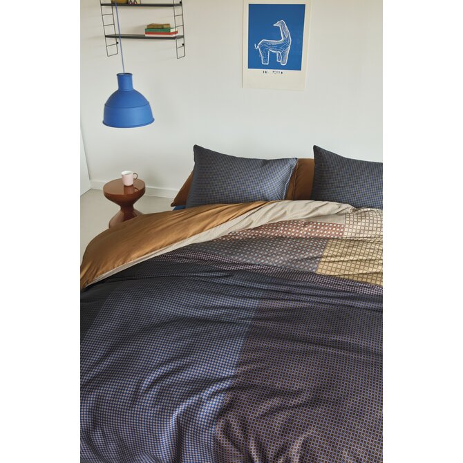 Dutch Design Dekbedovertrek Oxford Street Blauw 200x200/220 cm