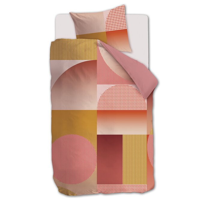 Dutch Design Dekbedovertrek Sunset Boulevard Koraal 140x200/220 cm