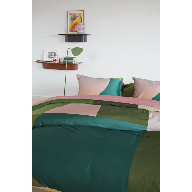 Dutch Design Dekbedovertrek Abbey Road Groen 200x200/220 cm