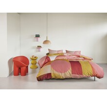 Dutch Design Dekbedovertrek Sunset Boulevard Koraal 200x200/220 cm