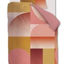 Dutch Design Dutch Design Dekbedovertrek Sunset Boulevard Koraal 200x200/220 cm