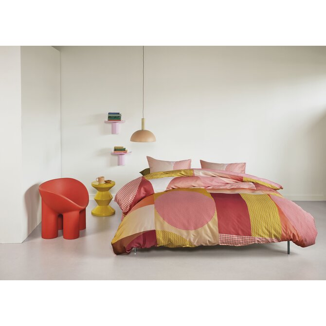 Dutch Design Dekbedovertrek Sunset Boulevard Koraal 240x200/220 cm