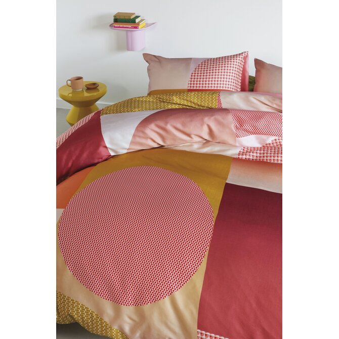 Dutch Design Dekbedovertrek Sunset Boulevard Koraal 240x200/220 cm