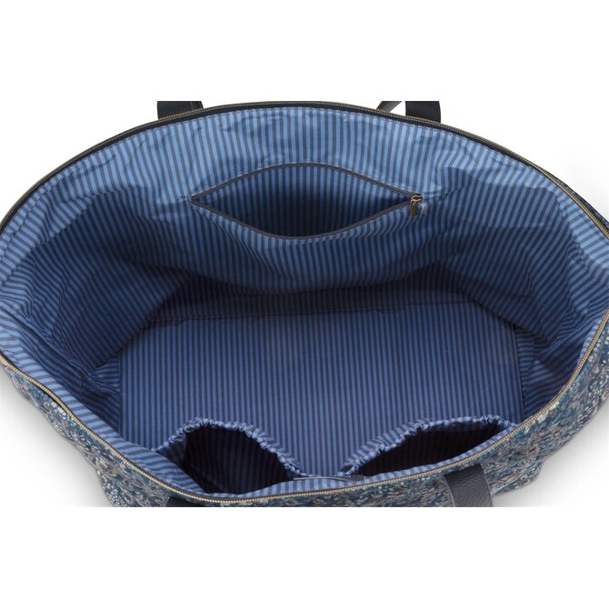 Pip Studio Tilda Tote Bag Large Quilted Daisy Dreams Blue 66x20x44cm